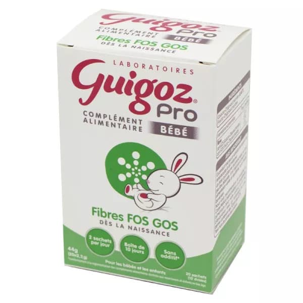 Guigoz GUIGOZ PRO FIBRES FOS GOS PDR 20SACH/2,2G
