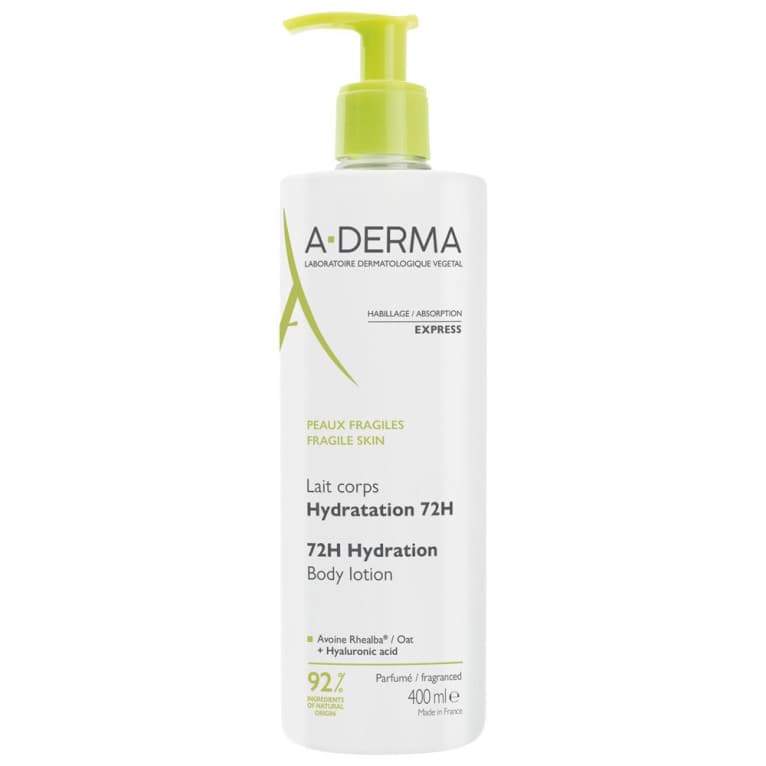 ADERMA LAIT CORP 24H LT AVOINE 400ML