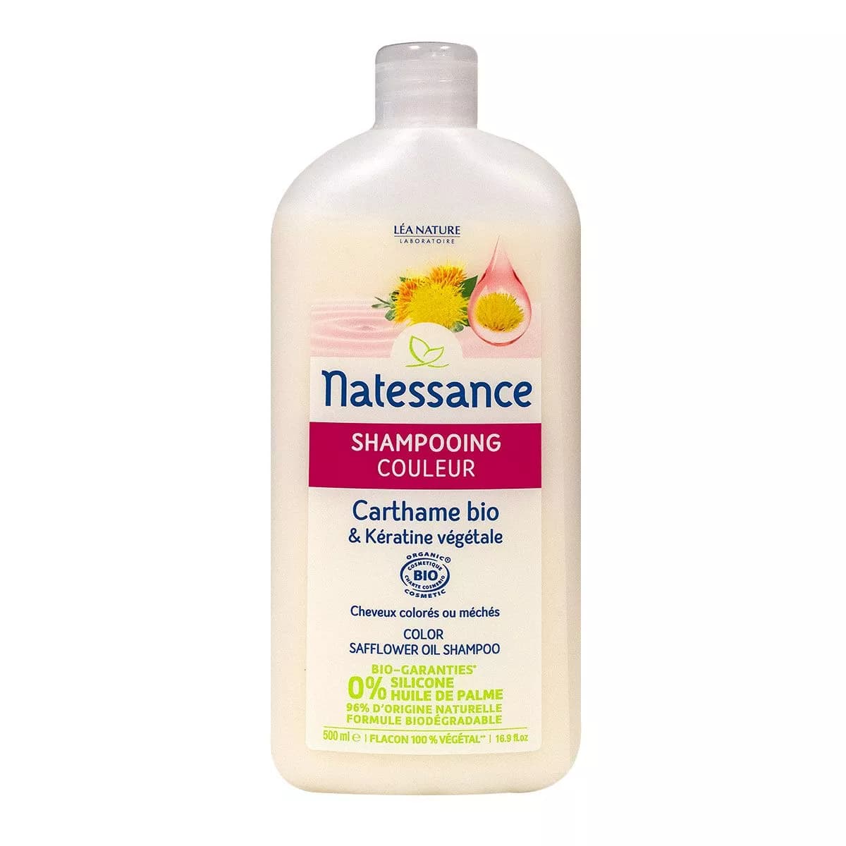 NATESSANCE CARTHAME KERAT SHAMP FL/500ML