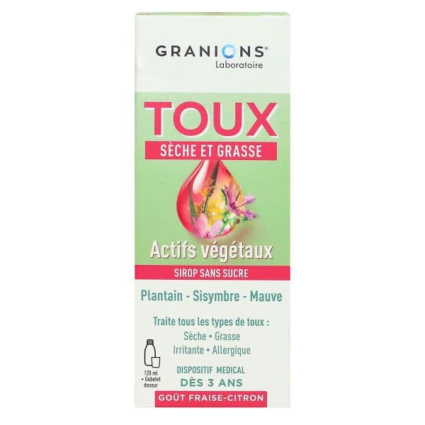 GRANIONS TOUX SECHE GRASSE SP FL/120ML