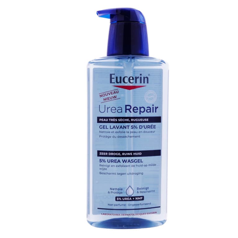 EUCERIN UREAREPAIR + GEL LAV 5% UREE FL/400ML