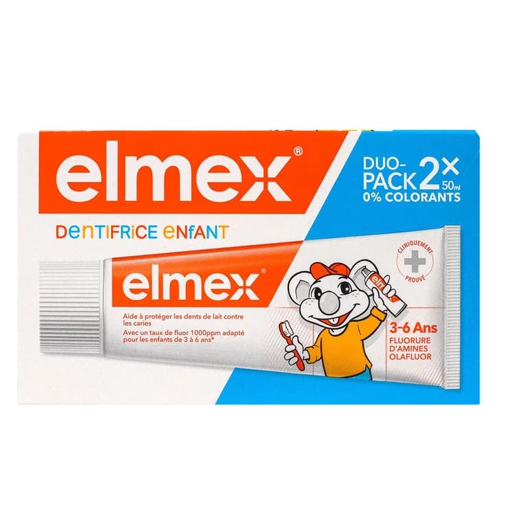 Colgate Palmolive ELMEX ENFANT DENTIF 3-6ANS 2T/50ML