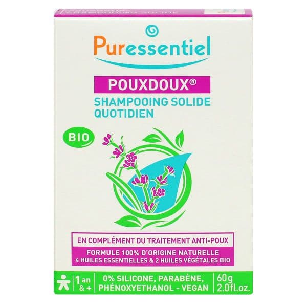 PURESSENTIEL ANTI-POUX SHAMP SOLIDE BIO B/60G