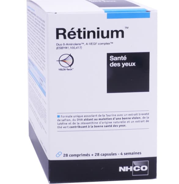 Nhco Nutrition NHCO RETINIUM GEL + CAPS SANTE DES YEUX B/2X28