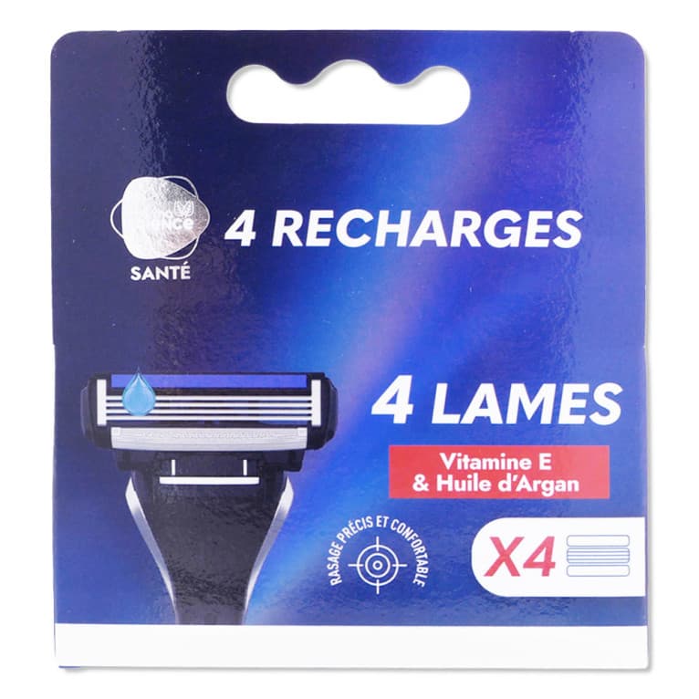 RECHARGES HOMME LAMES X4 PHARMASCIENCE