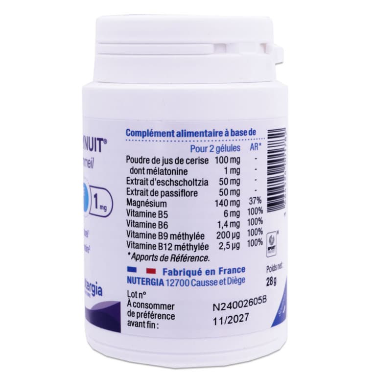 ERGYNUIT SOMMEIL 60 GELULES