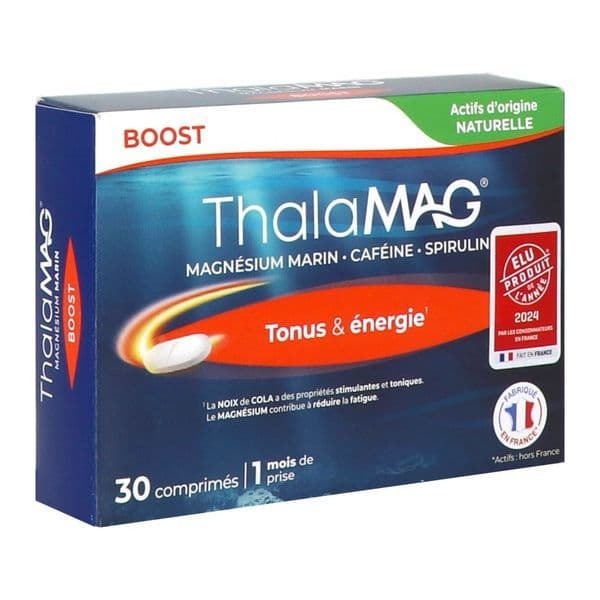 Biocodex THALAMAG BOOST MG NOIX COLA SPIRU CPR B/30