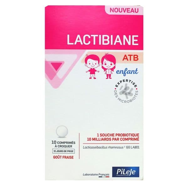 LACTIBIANE ATB ENF CPR CROQ FRAISE B/10
