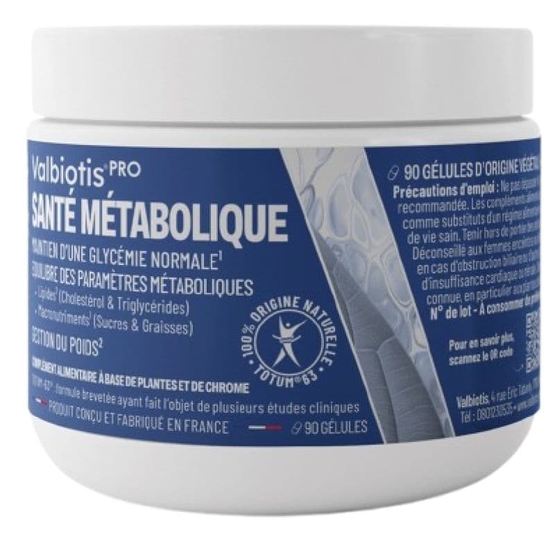 VALBIOTIS PRO SANTE METABOLIQUE GEL PILUL/90
