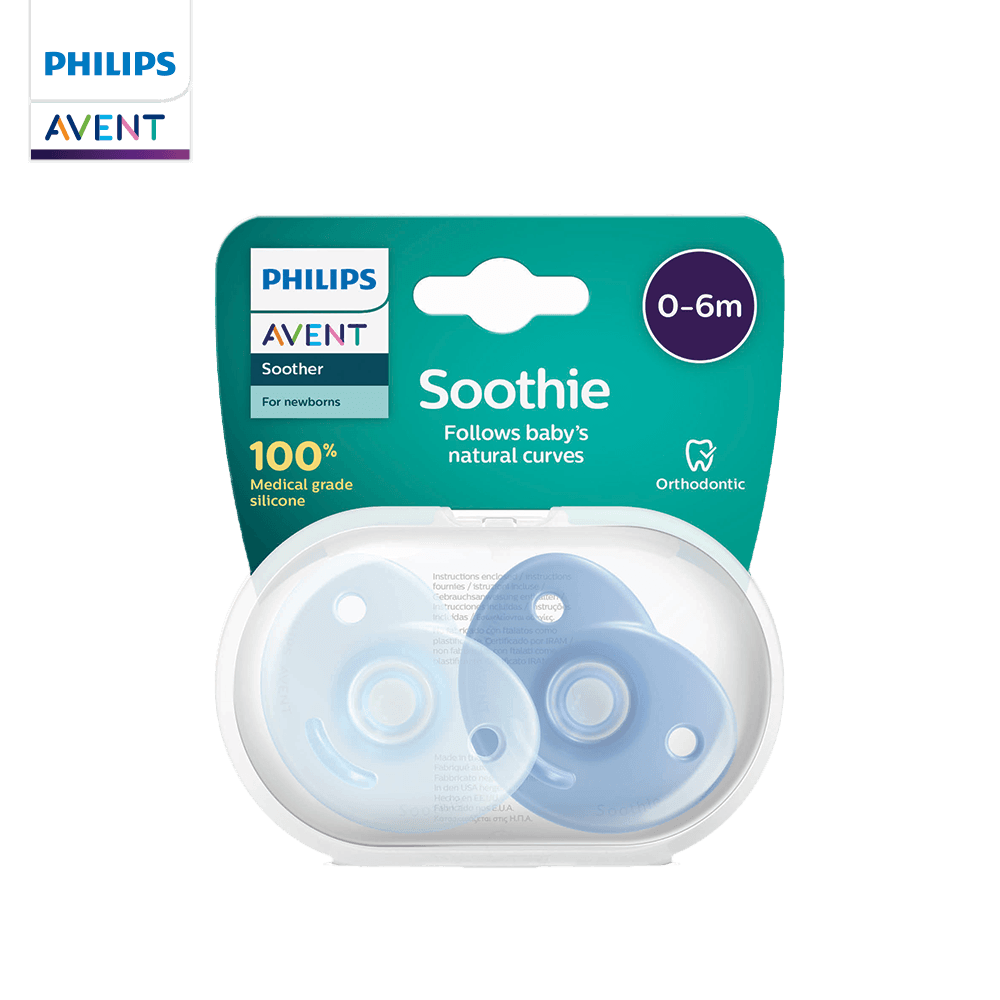 Philips Personal Health AVENT SOOTHIE SUCETTE 0-6 M BOY B/2