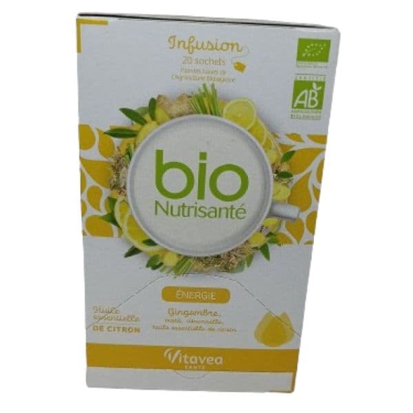 Havea Pharma NUTRISANTE INFUS BIO TIS ENERGIE 20SACH