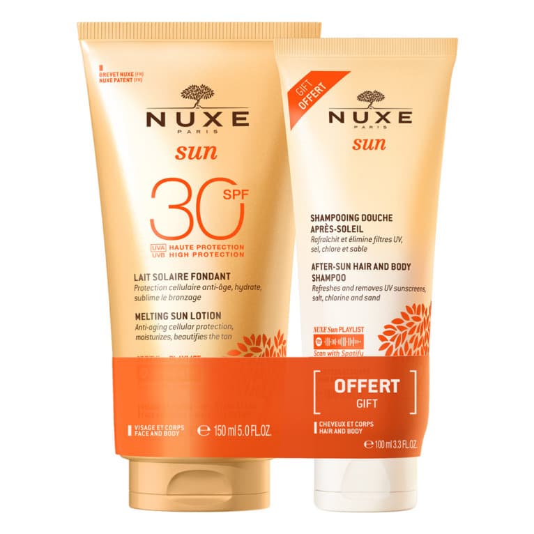 NUXE SUN SPF30 LAIT FONDANT T/150ML+SHAMP DCH
