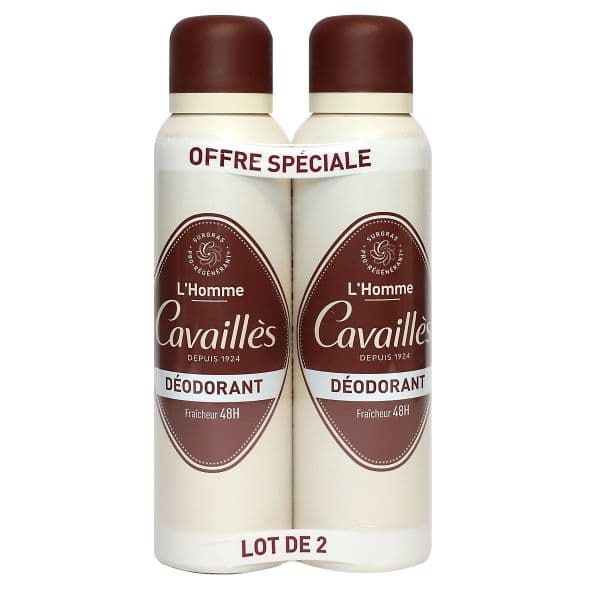 CAVAILLES DEO DERMATO DEOD 48H H 2SPR/150ML