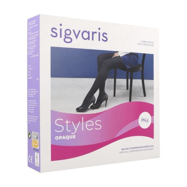 SIGVARIS 2 STYLES OPAQUE COLL BLEU MAR SN