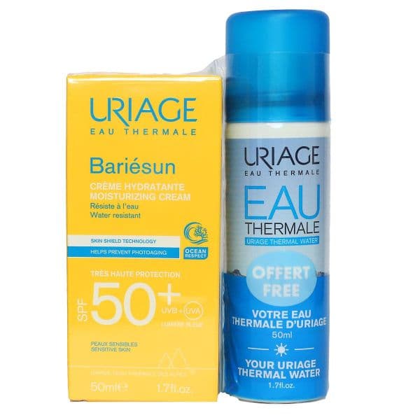 URIAGE BARIESUN SPF50+ CR HYDRAT 50ML+EAU TH