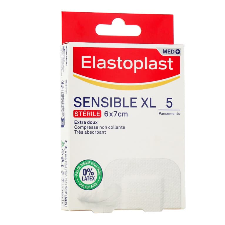 Eucerin ELASTO MED SENS XL PANS 6X7CM B/5