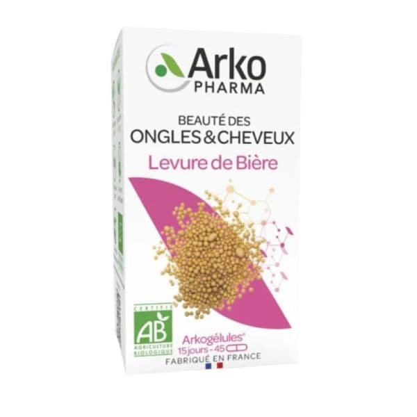 ARKOGELULES LEVURE BIERE REVIF BIO GEL FL/45