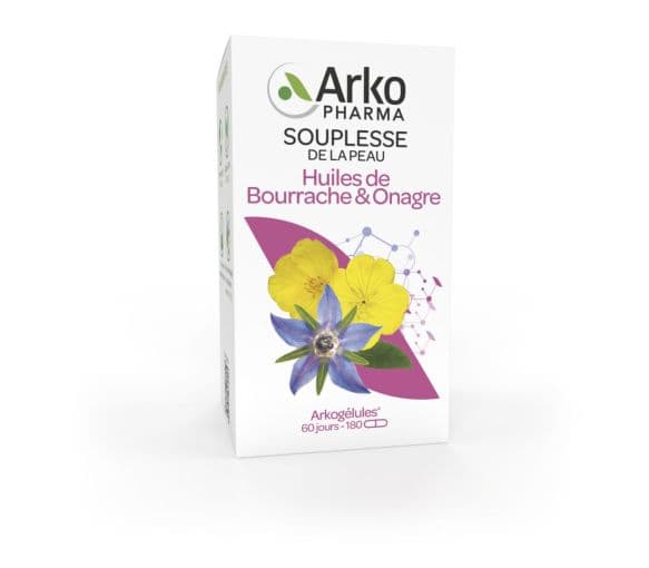 Arkopharma ARKOGELULES HLE BOURRACHE ONAGRE CAPS FL/180
