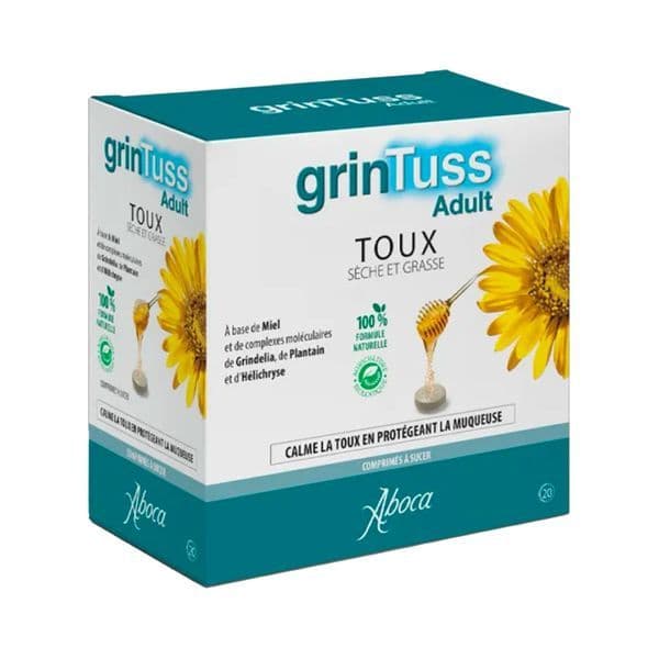 Aboca GRINTUSS ADULTE CPR TX SECHE GRASSE B/20
