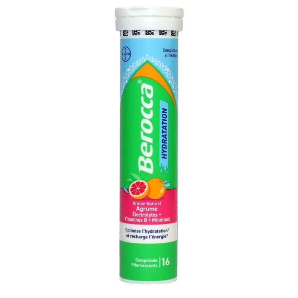 BEROCCA HYDRAT CPR EFF AGRUME T/16