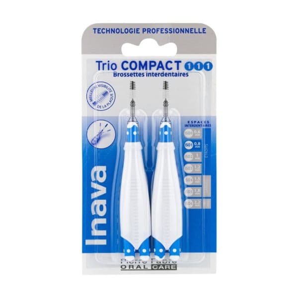 Pierre Fabre Oral Care INAVA TRIO COMPAC BROSSETT 1/1/1 BLIST/6