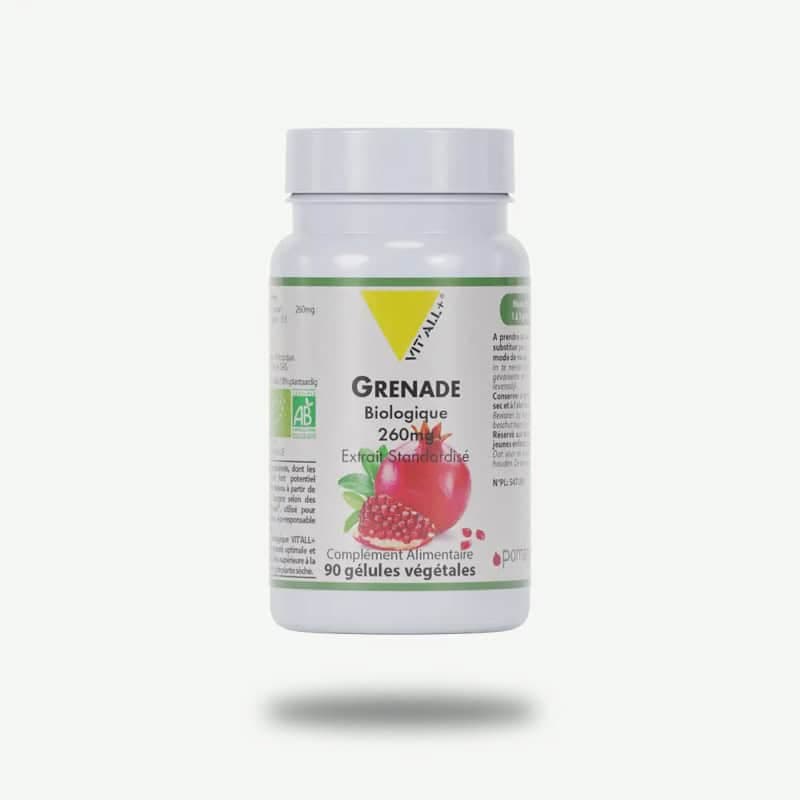 Inconnu VIT'ALL+ GRENADE BIO* 260MG EXTRAIT STANDARDIS?
