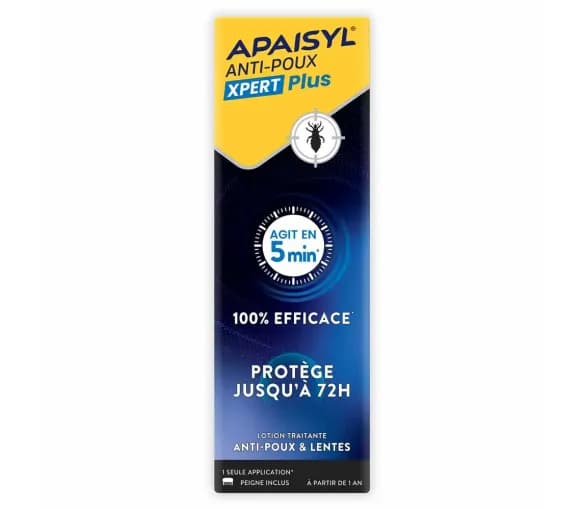 APAISYL ANTI-POUX XPERT + LOT FL/100ML