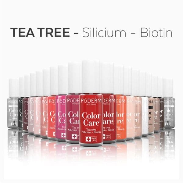 Poderm Professional PODERM VERNIS COLOR CARE 253 ROUGE ALLURE 8ML
