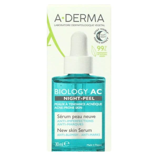 ADERMA BIOLOGY AC NIGHT-PEEL SERUM 30ML