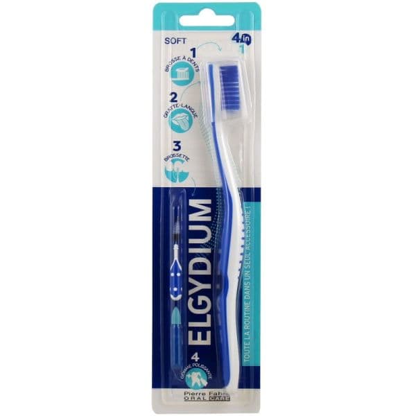 Pierre Fabre Oral Care ELGYDIUM 4 IN 1 BR DENTS SOUPLE