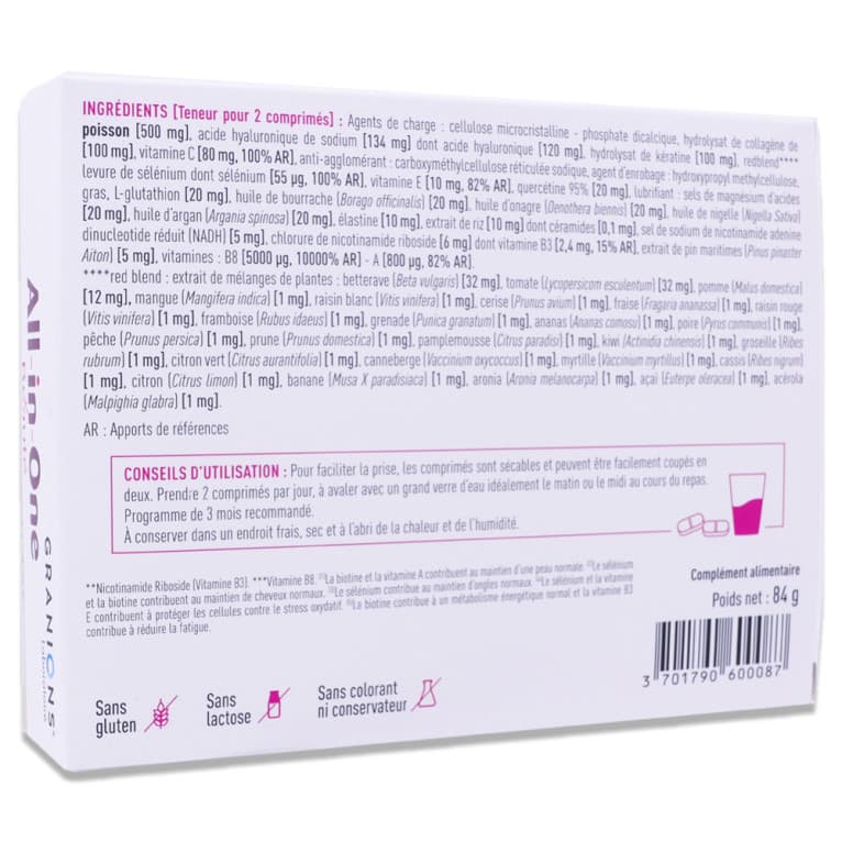 Ea Pharma Equilibre Attitude GRANIONS ALL-IN-ONE BEAUTE CPR B/60