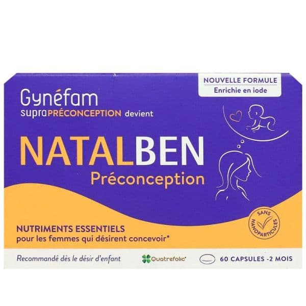 NATALBEN PRECONCEPT CAPS B/60