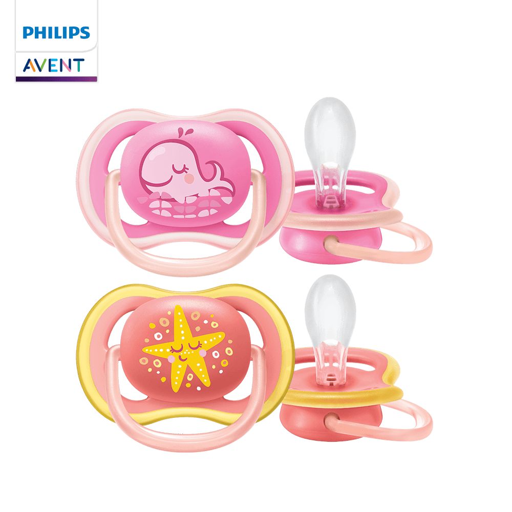 Philips Personal Health AVENT ULTRA AIR SUCETT SILIC 6-18M ANIM ROS 2NSP