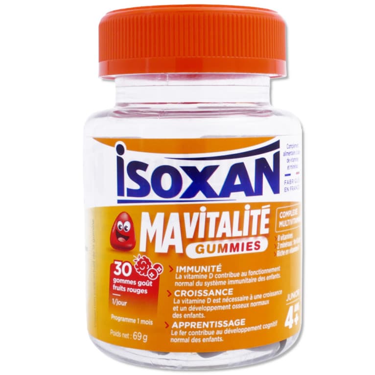 ISOXAN MA VITALITE 4+ 30 GUMMIES