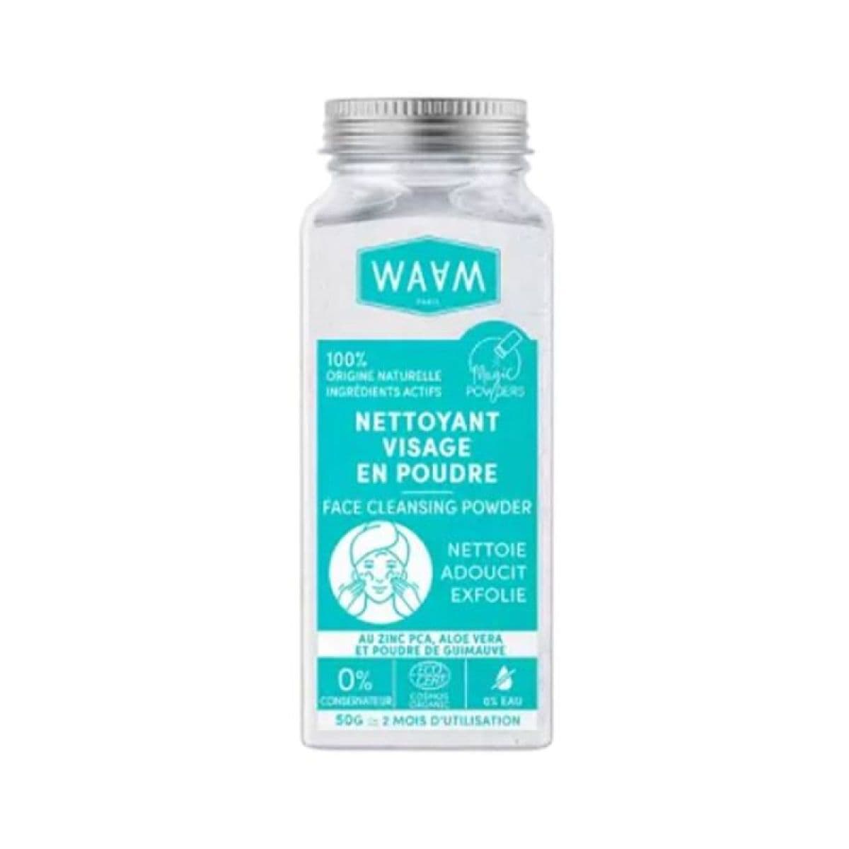 WAAM POUDRE NETTOYANTE VISAGE 50G (2 MOIS)