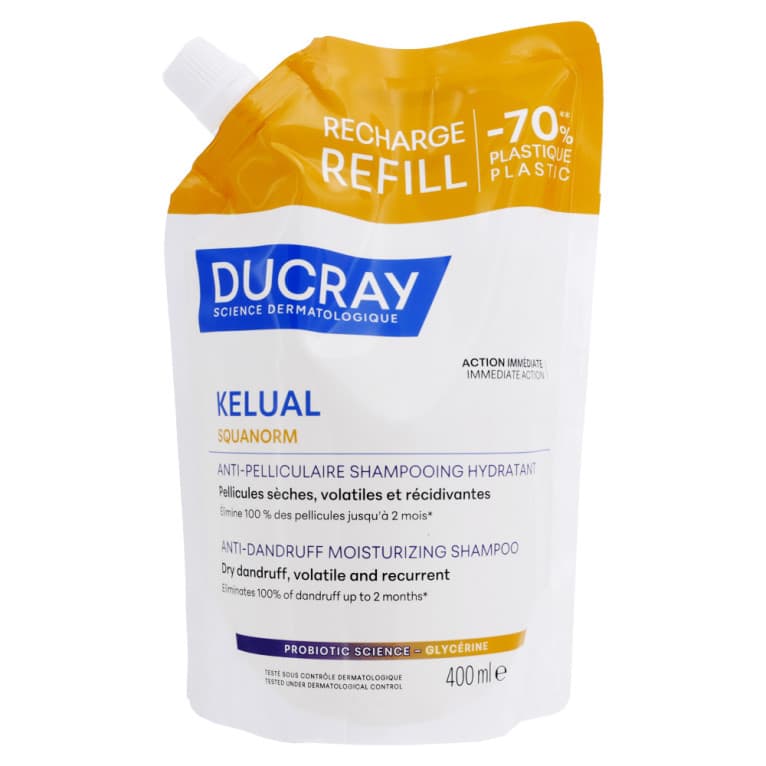 KELUAL SQUANORM SHAMP PELL SECHE RECH/400ML