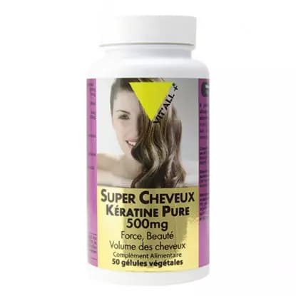 VIT'ALL+ SUPER CHEVEUX KERATINE PURE 500MG