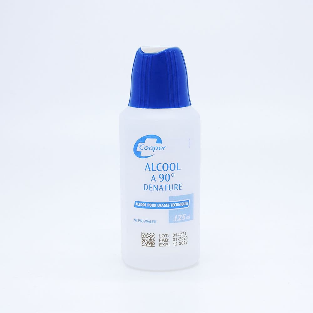 ALCOOL DENATURE COOPER 90° SOL FL/125ML