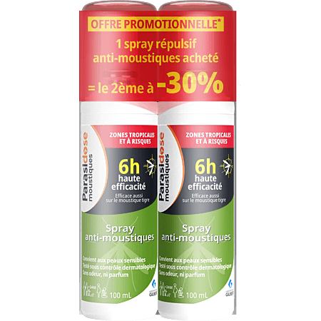 PARASIDOSE SPRAY REPULS ZONE TROPIC 2FL/100ML