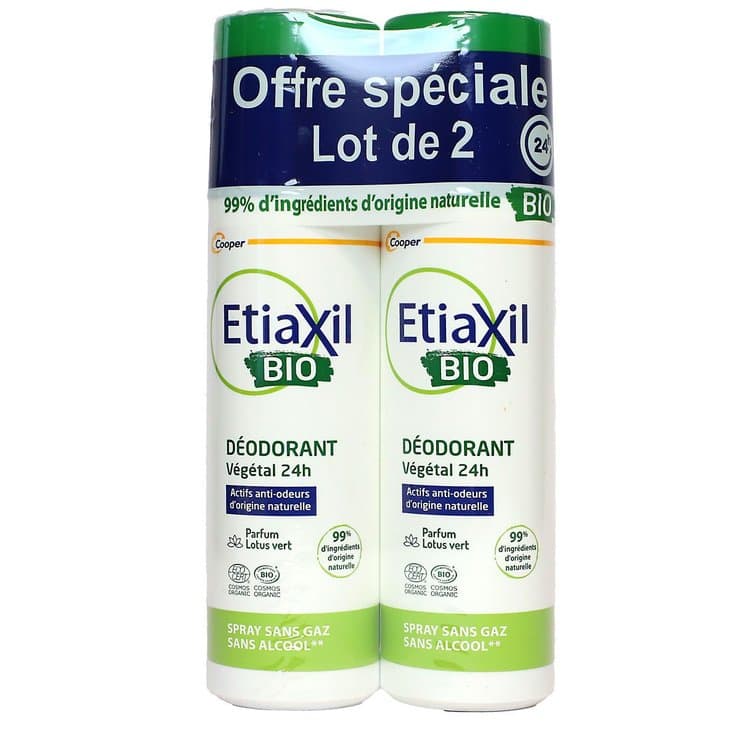 ETIAXIL VEGETAL DEOD 24H LOTUS 2SPR/100ML