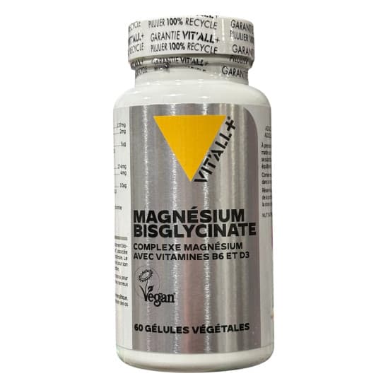 Inconnu VITALL+ MAGNESIUM BISGLYCINATE B/60