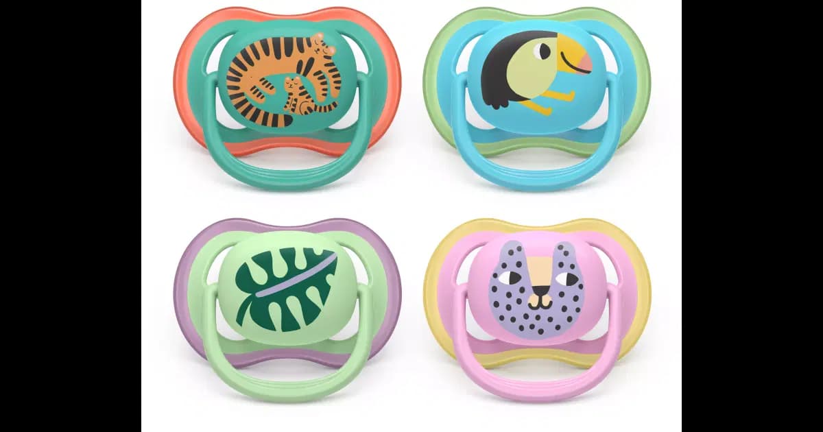 AVENT SUCETTES ANIMAUX 6-18M X2
