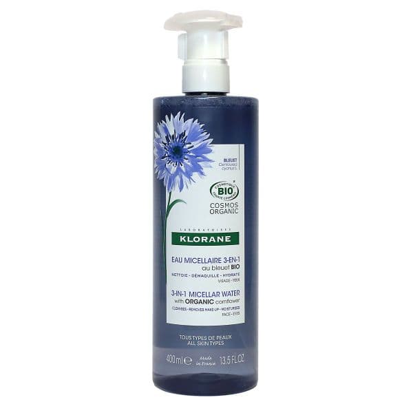 Klorane KLORANE BLEUET EAU MICELLAIRE 3EN1 BIO 400ML
