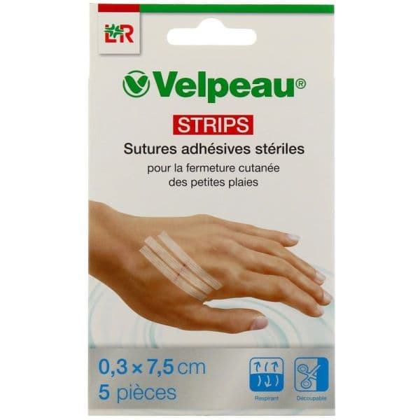 VELPEAU STRIP SUTR CUT ADH 0.6X10CM B/10 ST