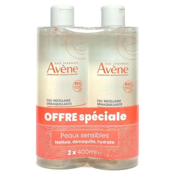 AVENE DUO EAUX MICELLAIRES 2X400ML