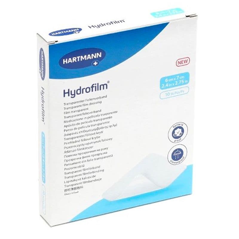 HYDROFILM PANS ADH STERIL TRANSP 6X7 B10