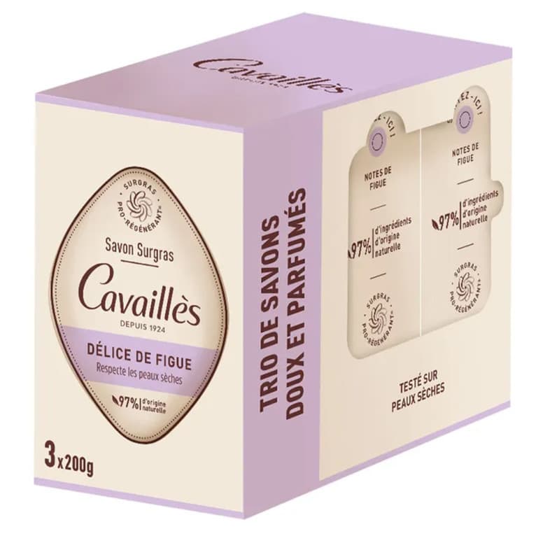 CAVAILLES SAV SURGRAS DELICE FIGUE 3X200G