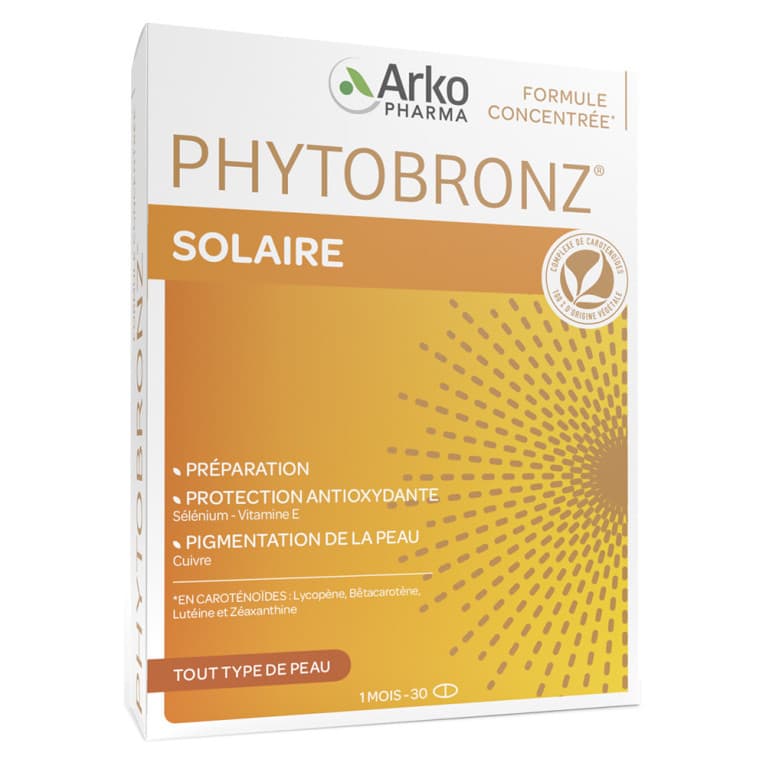 Arkopharma PHYTOBRONZ SOL CAPS TOUS TYPES PEAUX B/30