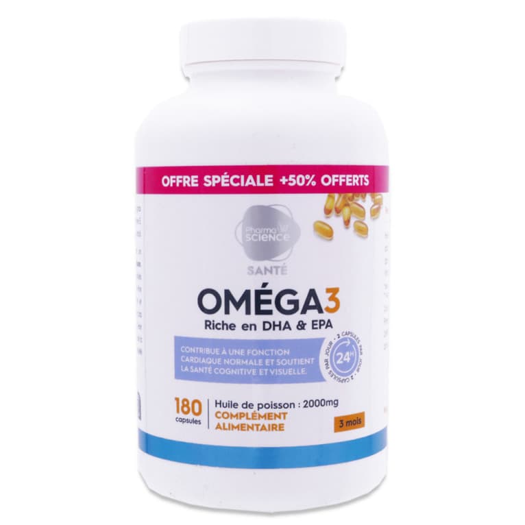 OMEGA 3 180 CAPSULES PHARMABEST