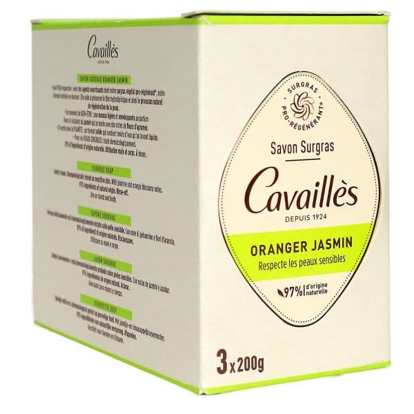 CAVAILLES SAV SURGRAS ORANGER JASMIN 3X200G